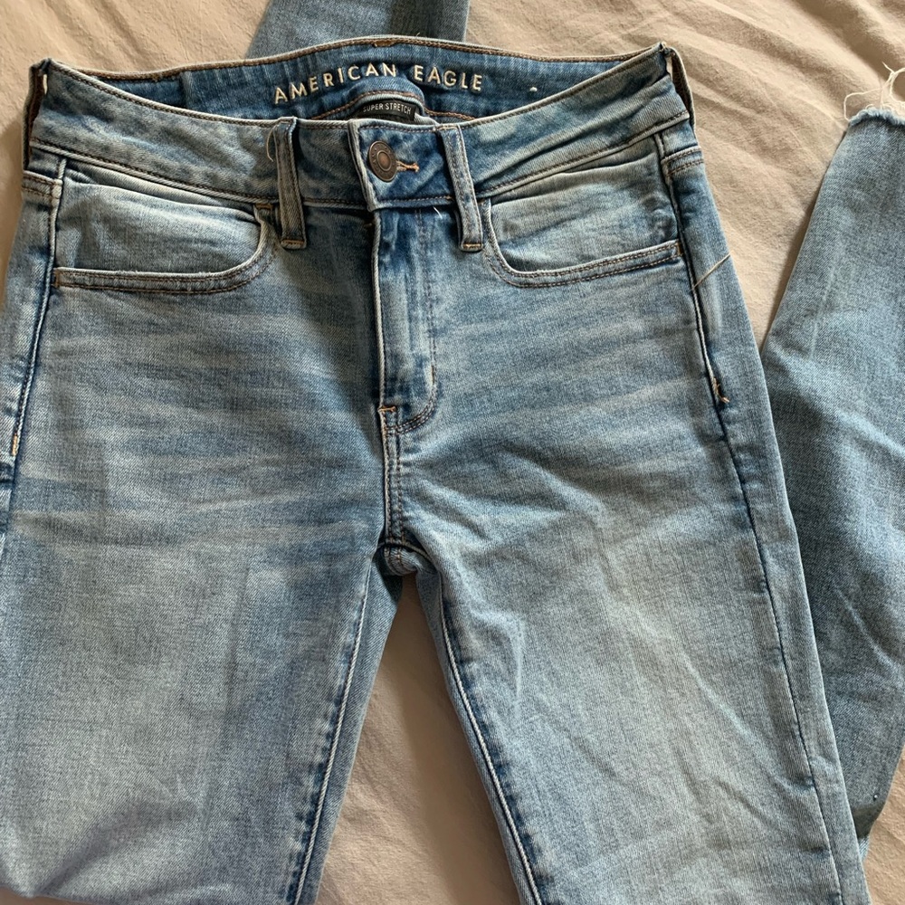 American Eagle ripped jeans